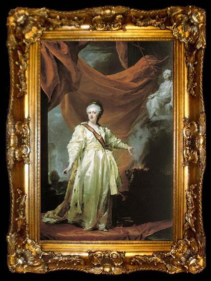 framed  Dimitri Levitzky Portrait of Catherine II, ta009-2